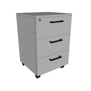 Stalčių blokas su ratukais