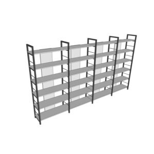 Vienpusė knygų lentyna