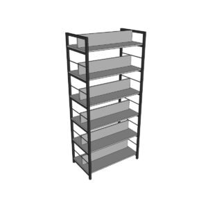 Dvipusė knygų lentyna